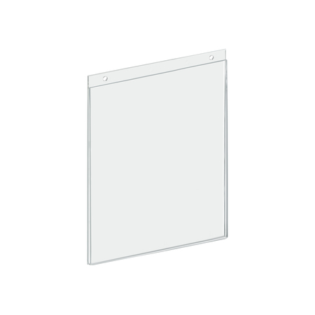 AZAR DISPLAYS 8.5"W x 11"H Wall U-Frame w/ Holes, PK10 162714